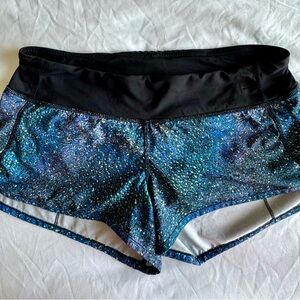 Lululemon Run Speed Shorts 2.5” Multi Strive Galaxy Size 8